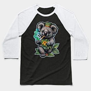 Rastafarian koala Baseball T-Shirt